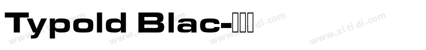 Typold Blac字体转换